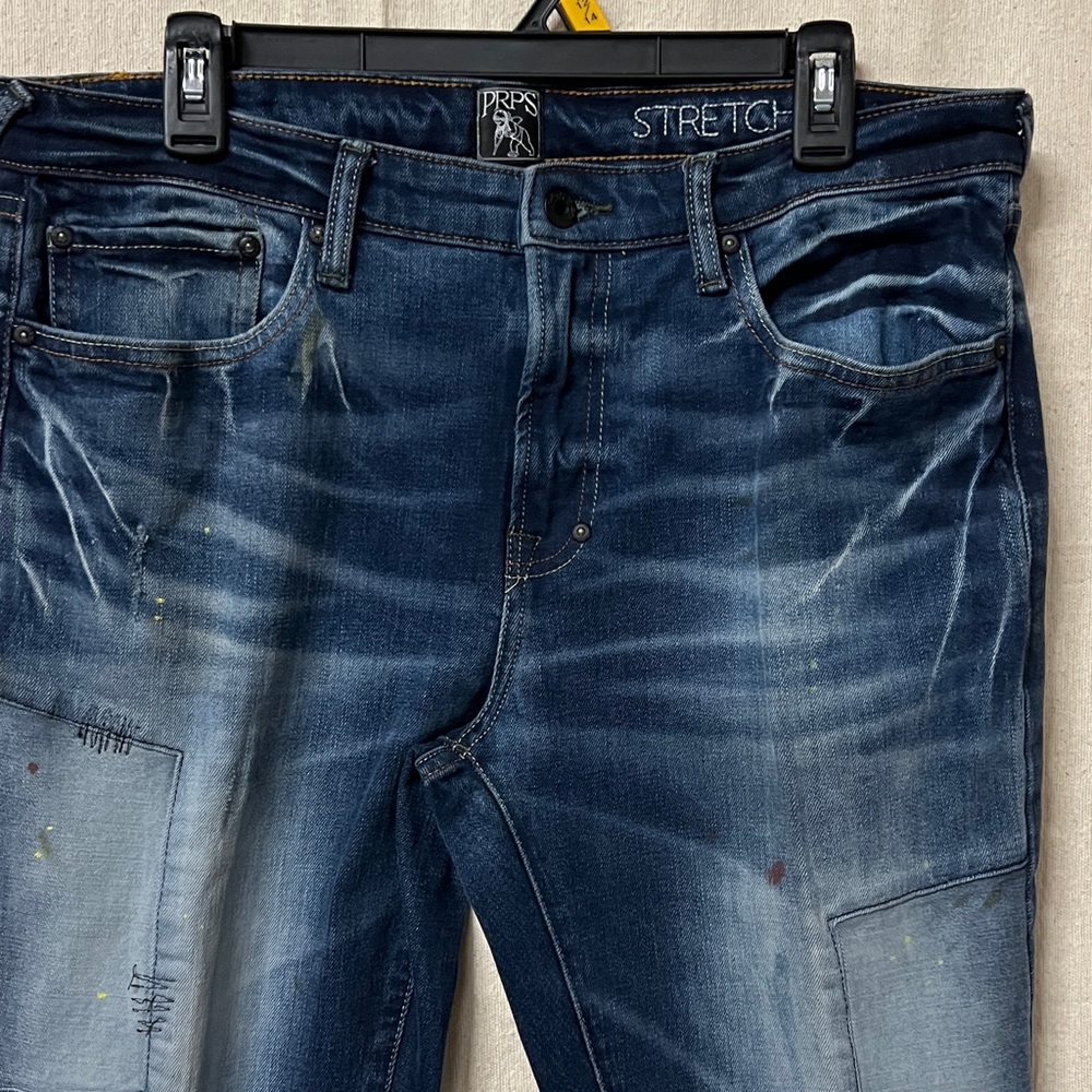 PRPS Dark Blue Skinny Jeans - Picture 2 of 13